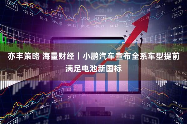 亦丰策略 海量财经丨小鹏汽车宣布全系车型提前满足电池新国标