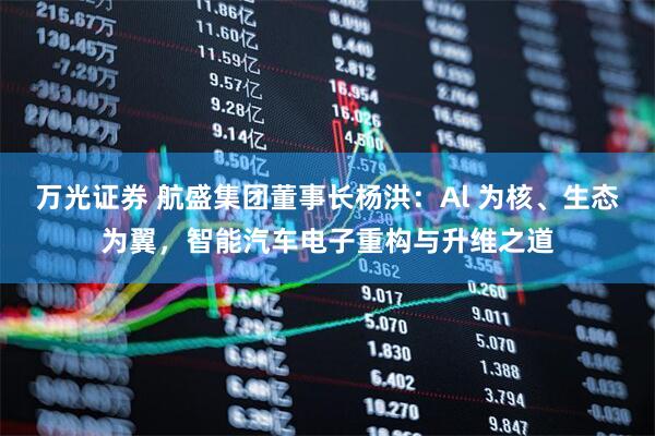 万光证券 航盛集团董事长杨洪：Al 为核、生态为翼，智能汽车电子重构与升维之道