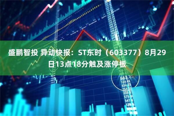 盛鹏智投 异动快报：ST东时（603377）8月29日13点18分触及涨停板