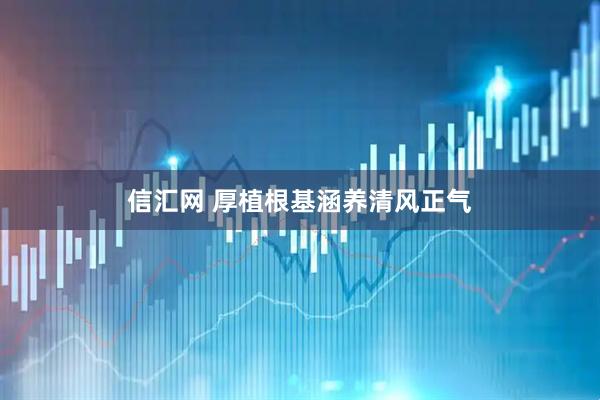 信汇网 厚植根基涵养清风正气