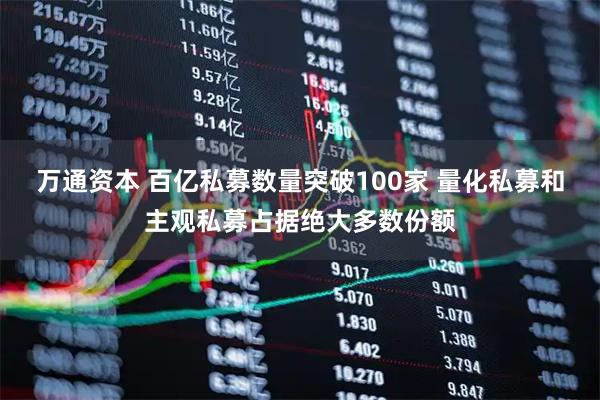 万通资本 百亿私募数量突破100家 量化私募和主观私募占据绝大多数份额